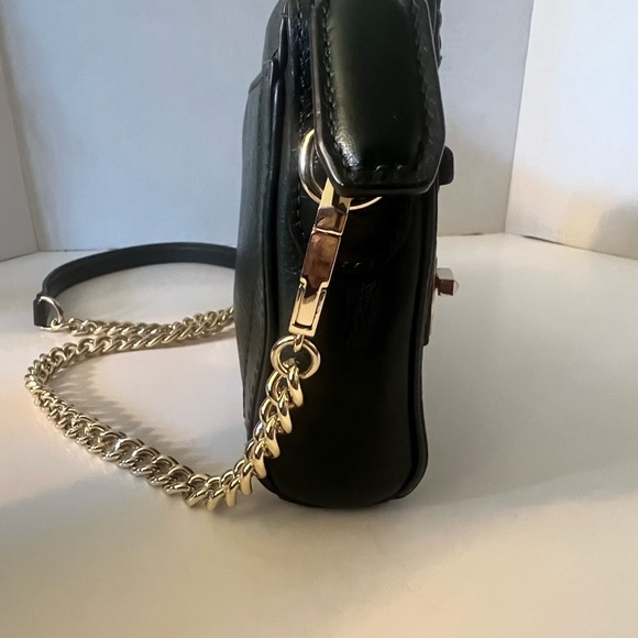 Authentic REBECCA MINKOFF Crosby Crossbody Bag Green Leather!!! - Picture 9 of 15